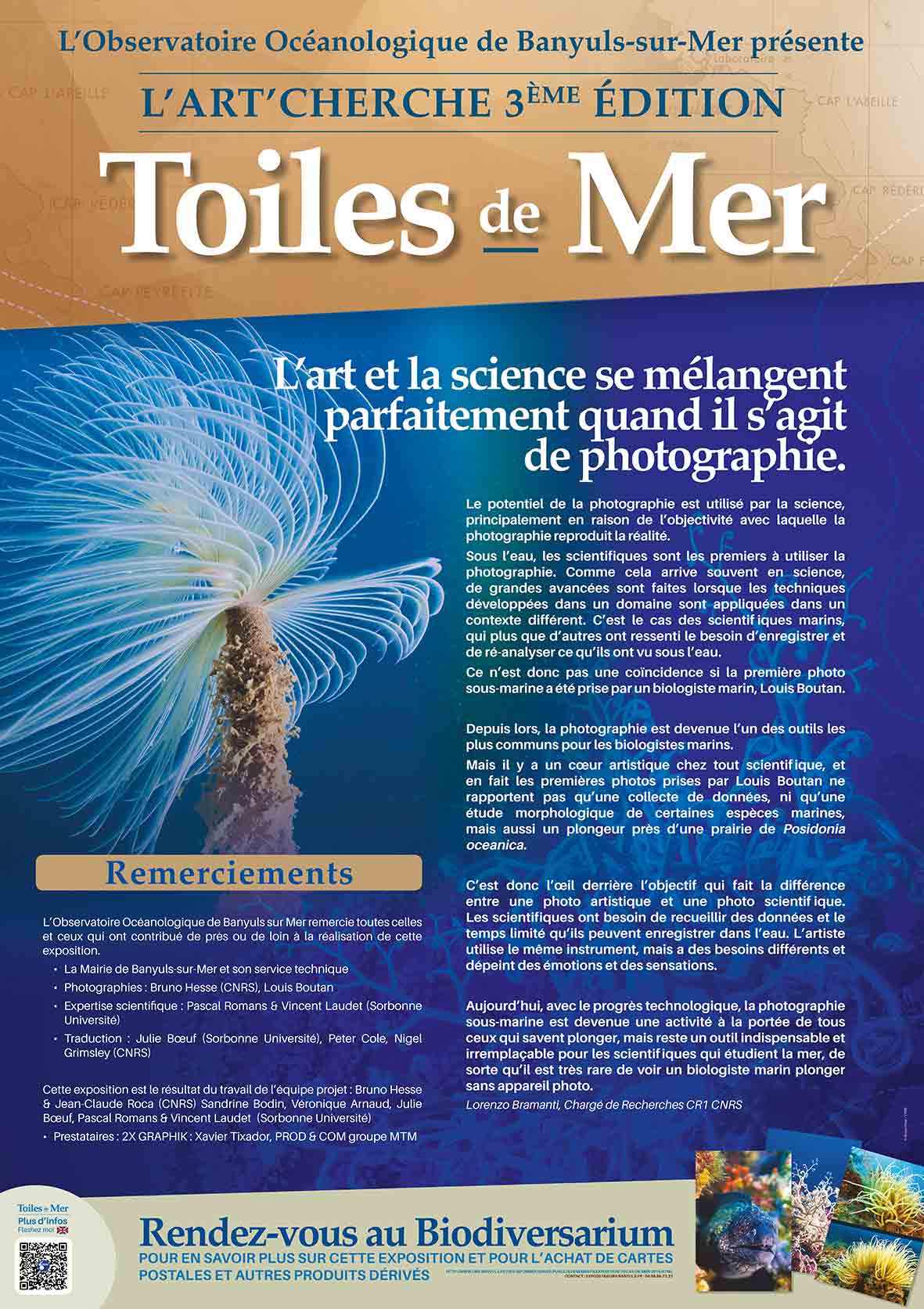 L'Art'cherche - Toiles de Mer - panneau remerciement - 2018