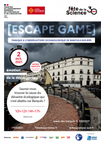 Affiches A3 OOB FDS2021 escape game