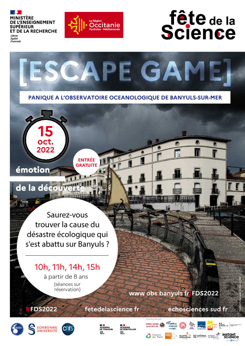 Affiches A3 OOB FDS2022 escape game